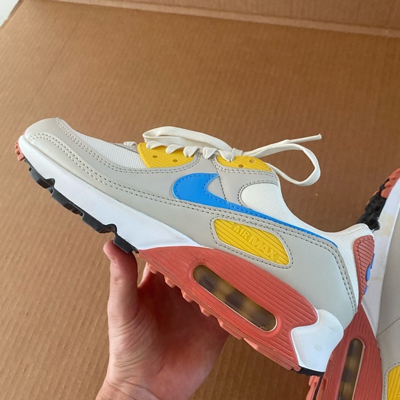 Nike Women's Air Max 90 | 'Spring Colors' | US 8.5 - Picture 9 of 12
